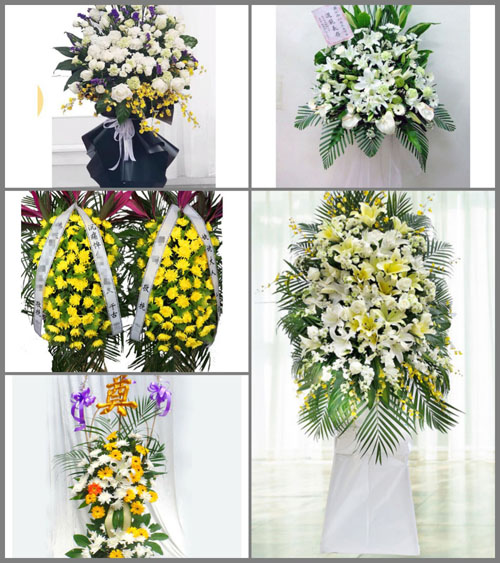 江苏南京溧水区晶桥镇芝山村白事花篮预定